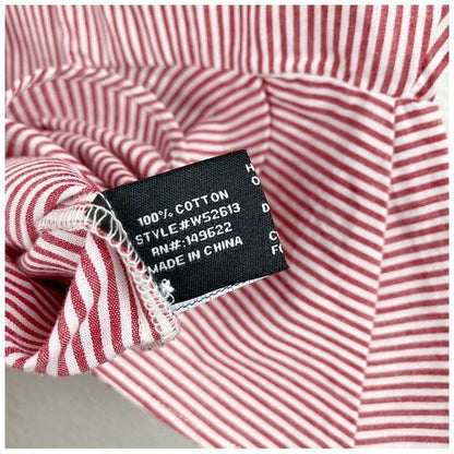 NWT Walter Baker Hilary Tunic in Red/White Stripe Size Large