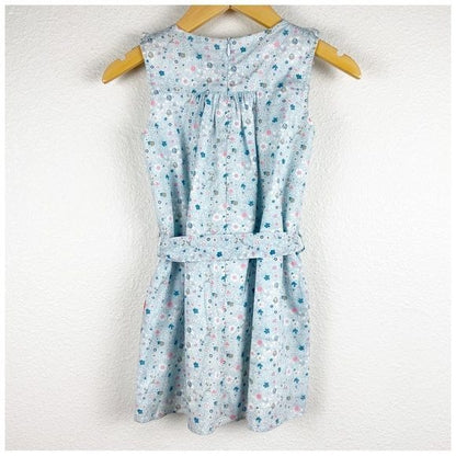 Chloe Kids Floral Dress in Blue Size 6