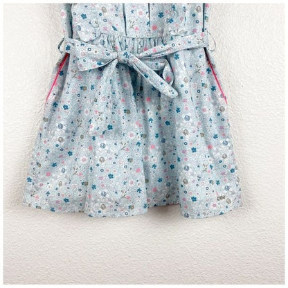 Chloe Kids Floral Dress in Blue Size 6