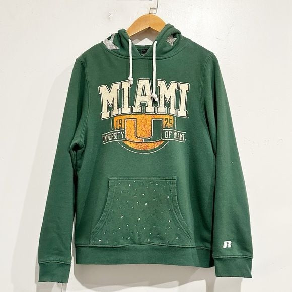 NWT Crystal Rags University of Miami Sweatshirt Size Small