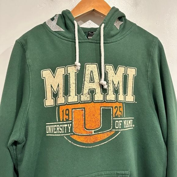 NWT Crystal Rags University of Miami Sweatshirt Size Small