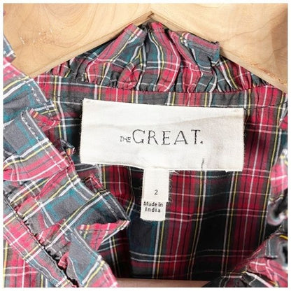 The Great Venetian Plaid Button Up Size 2/Medium