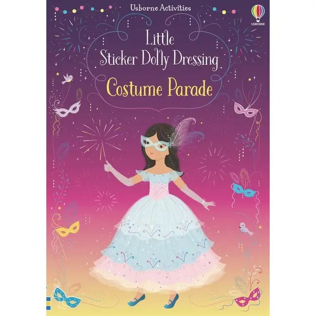 Usborne Little Sticker Dolly Dressing Costume Parade Sticker Book