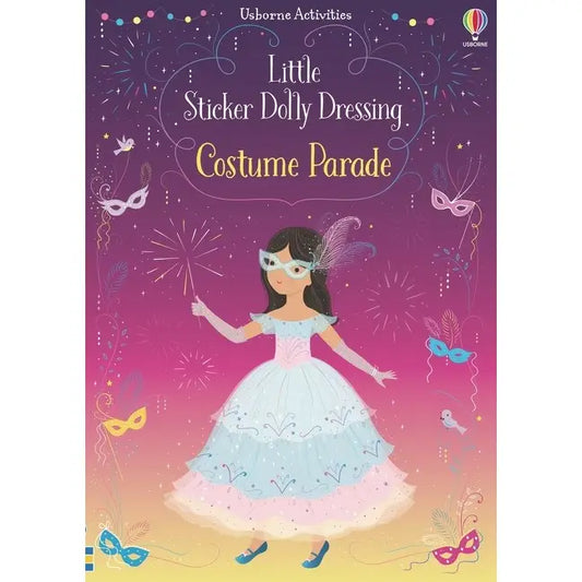 Usborne Little Sticker Dolly Dressing Costume Parade Sticker Book