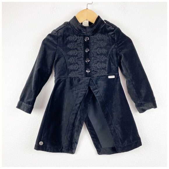 Jottum Black Velvet Victorian Jacket Size 4Y