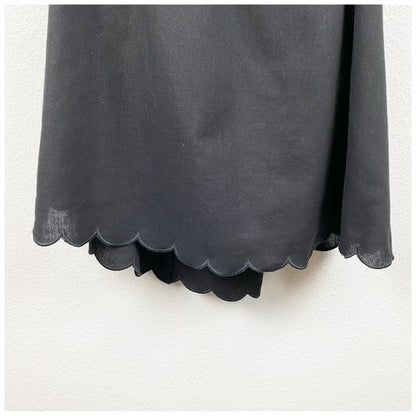 o.p.t. NWT Black Scalloped Mini Dress Size XS