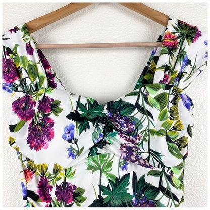 Magicsuit Modern Romance Natalie One Piece Swimsuit in White/ Multi Size 10