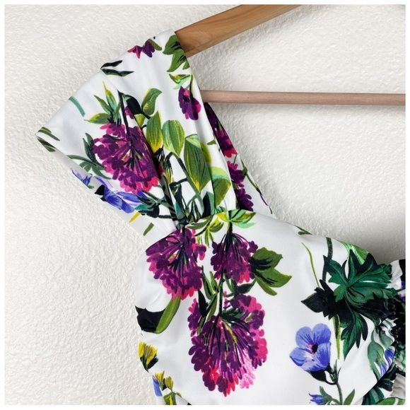 Magicsuit Modern Romance Natalie One Piece Swimsuit in White/ Multi Size 10