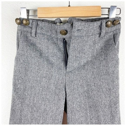 Tom & Drew Kids Herringbone Pants in Gray Size 5