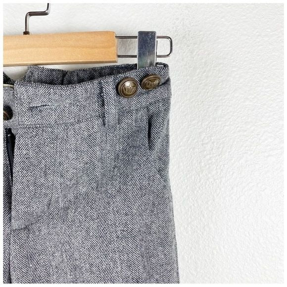 Tom & Drew Kids Herringbone Pants in Gray Size 5