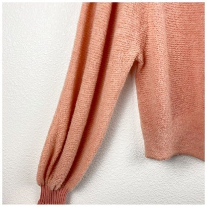 Free People Elderflower Sweater in Peach Size Small