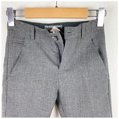 Bonpoint Gray Wool Plaid Pants Size 6