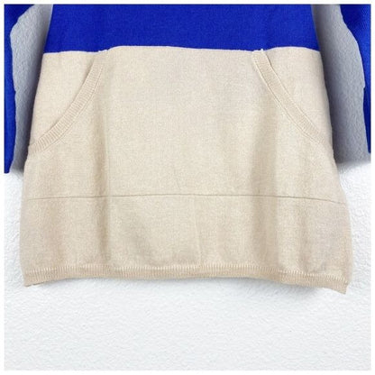 Livly Kids Blue & Tan Sweater Dress Size 4