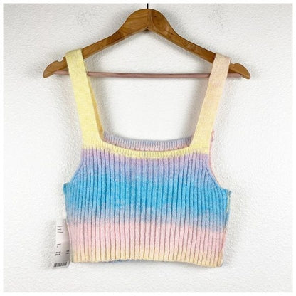 Urban Outfitters Out From Under Rainbow Sweater Short Set - M/L