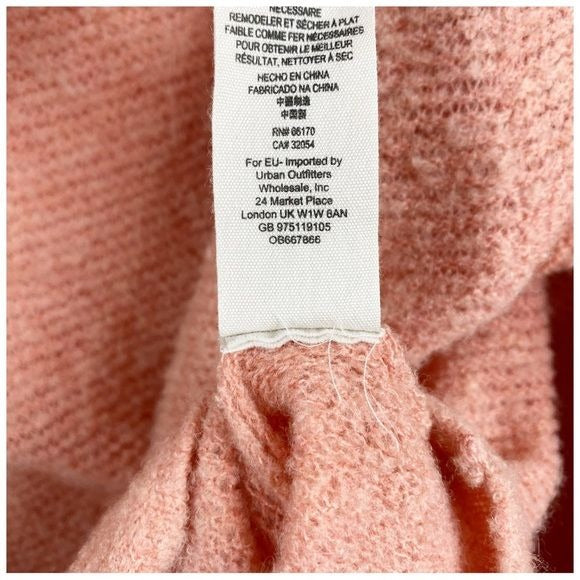 Free People Elderflower Sweater in Peach Size Small