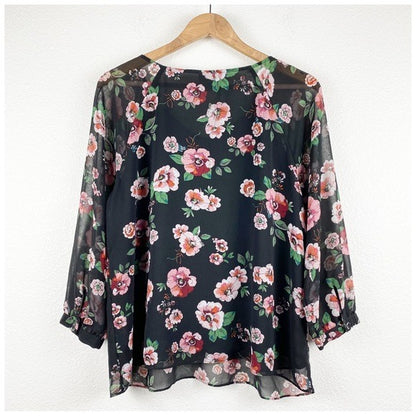 Cabi‎ Garden Floral Blouse Size Medium