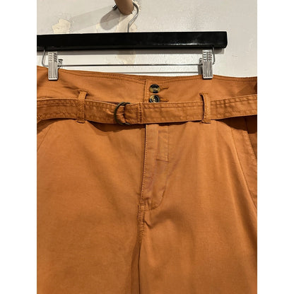 Cabi Brown Paper Bag Belted Cargo Pants - 6