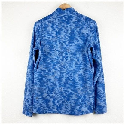 Lululemon Men's Surge Warm 1/2 Zip Data Rush Mineral Blue - Small