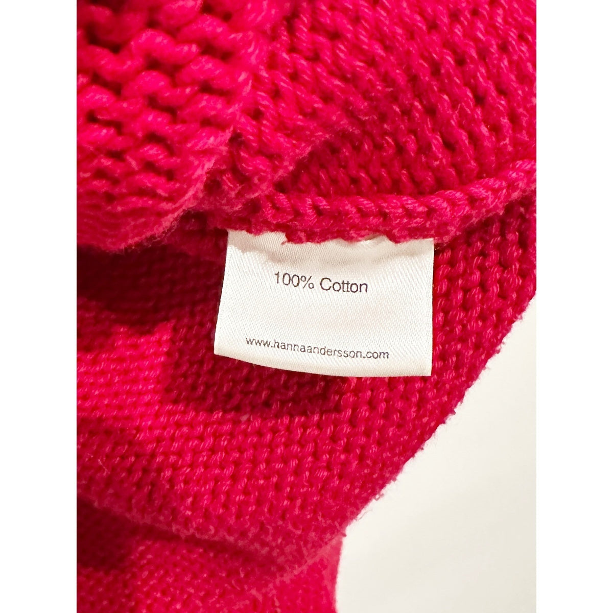 Hanna Andersson Red Patterned Turtleneck Sweater - Medium