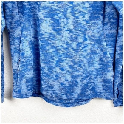 Lululemon Men's Surge Warm 1/2 Zip Data Rush Mineral Blue - Small