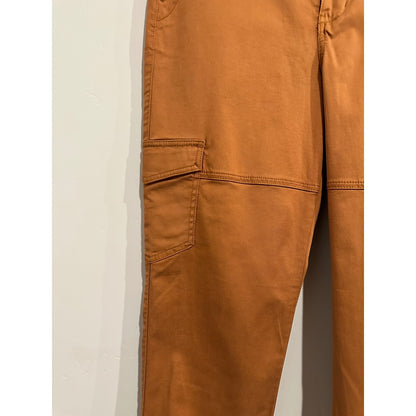 Cabi Brown Paper Bag Belted Cargo Pants - 6