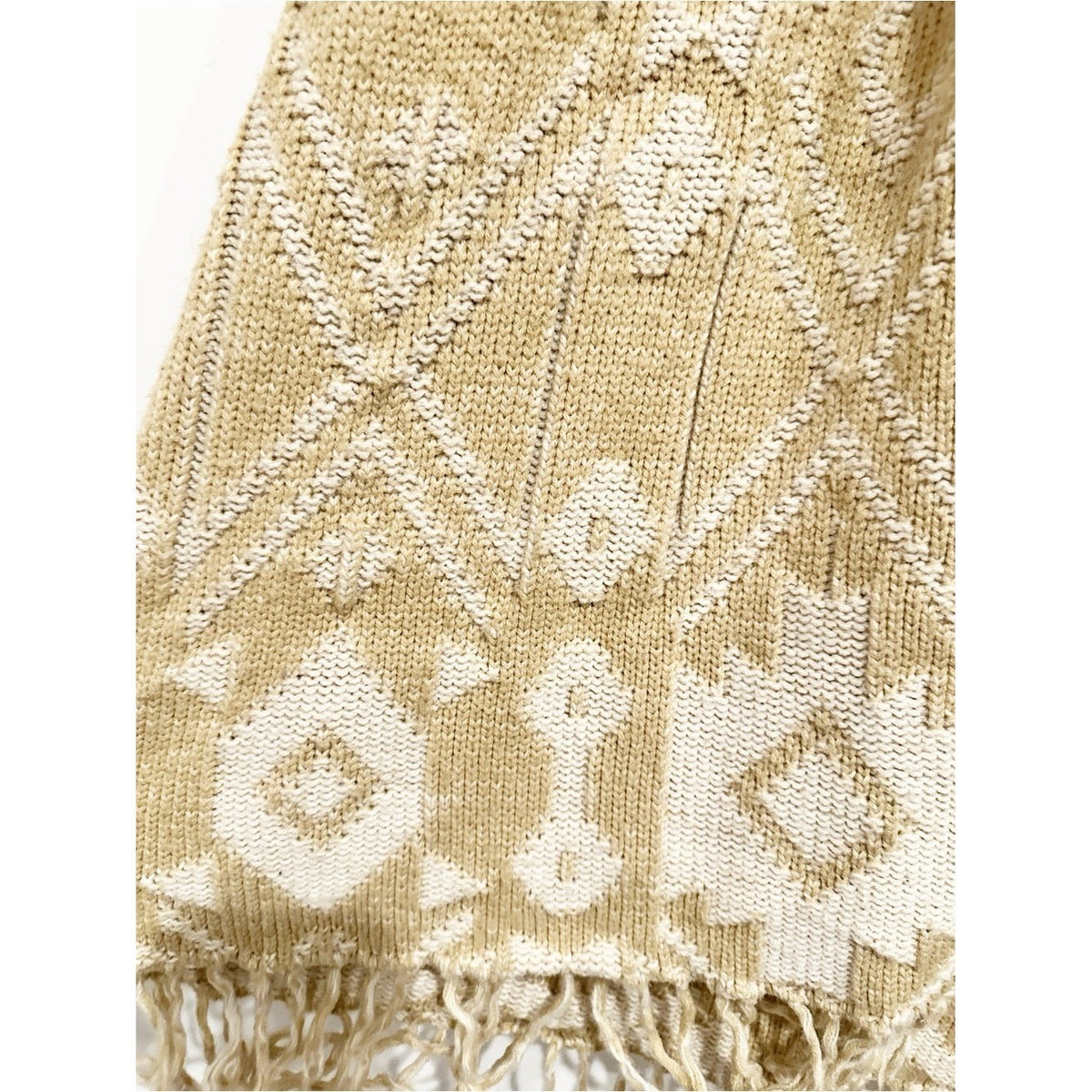 Show Me Your Mumu Nevada Sweater Brown Fringe Cardigan - Medium