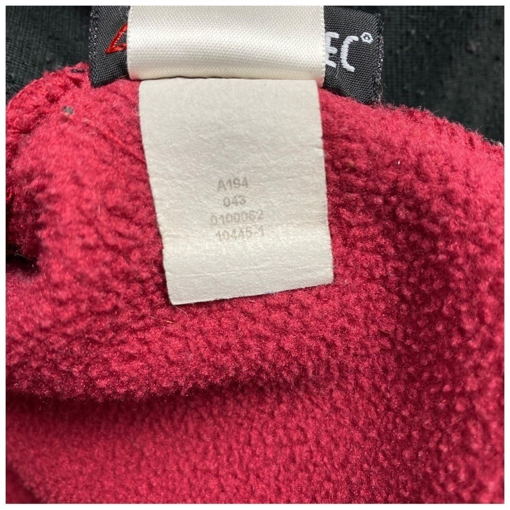 The North Face‎ Retro Gray/Red Vintage Fleece Jacket - Medium
