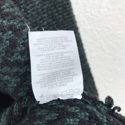 CAbi Fireside Chevron Green Knit Open Cardigan - Medium