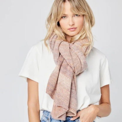 NWT L*SPACE Coastline Ombre Knit Scarf