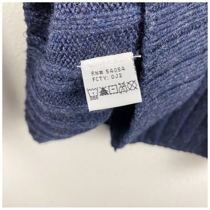 Bugle Boy Vintage Y2K Blue Mock Neck Sweater‎ - XL