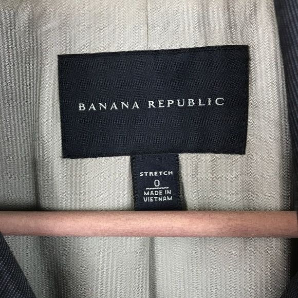 Banana Republic Wool Military Style Blazer Size 0