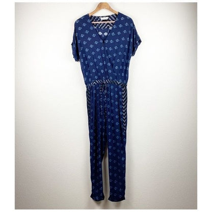 Velvet by Graham & Spencer Indian Challis Cady Jumpsuit in Multi Size Small