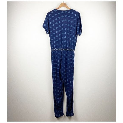 Velvet by Graham & Spencer Indian Challis Cady Jumpsuit in Multi Size Small