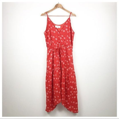 Trovata Birds of Paradise Red Dandelion Dress Size Medium