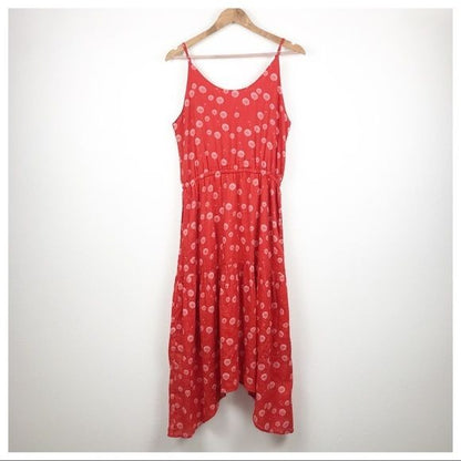 Trovata Birds of Paradise Red Dandelion Dress Size Medium