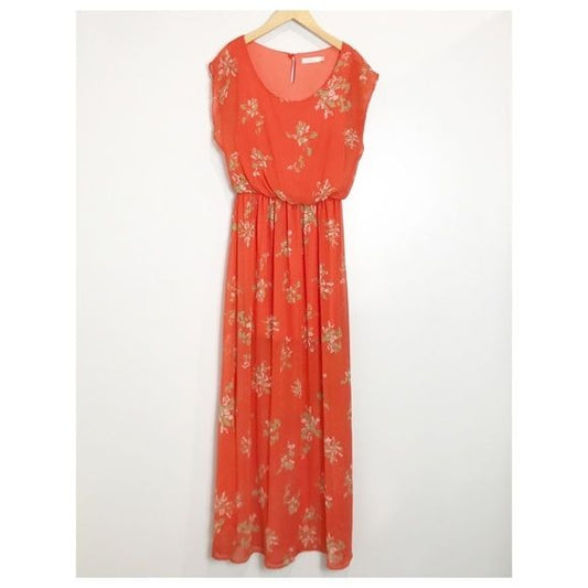 Lush Floral Maxi Dress Size Small