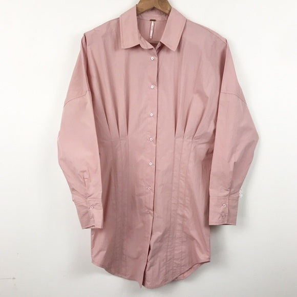 NWT Free People Taia Dress in Pink - XS