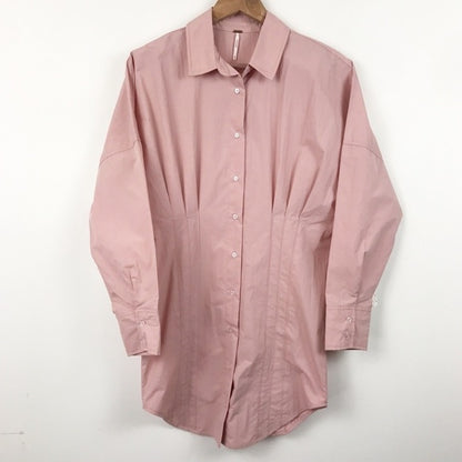 NWT Free People Taia Dress in Pink - XS