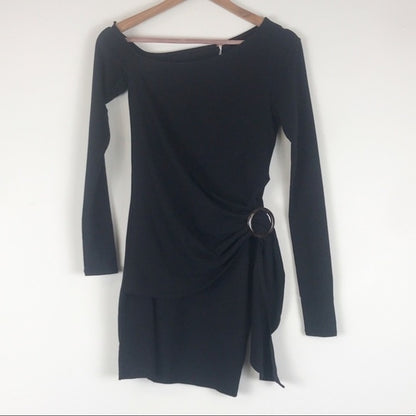 NWT Free People Frankie Mini Dress in Black - XS