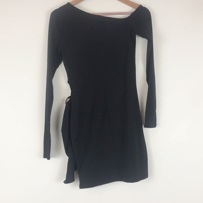 NWT Free People Frankie Mini Dress in Black - XS