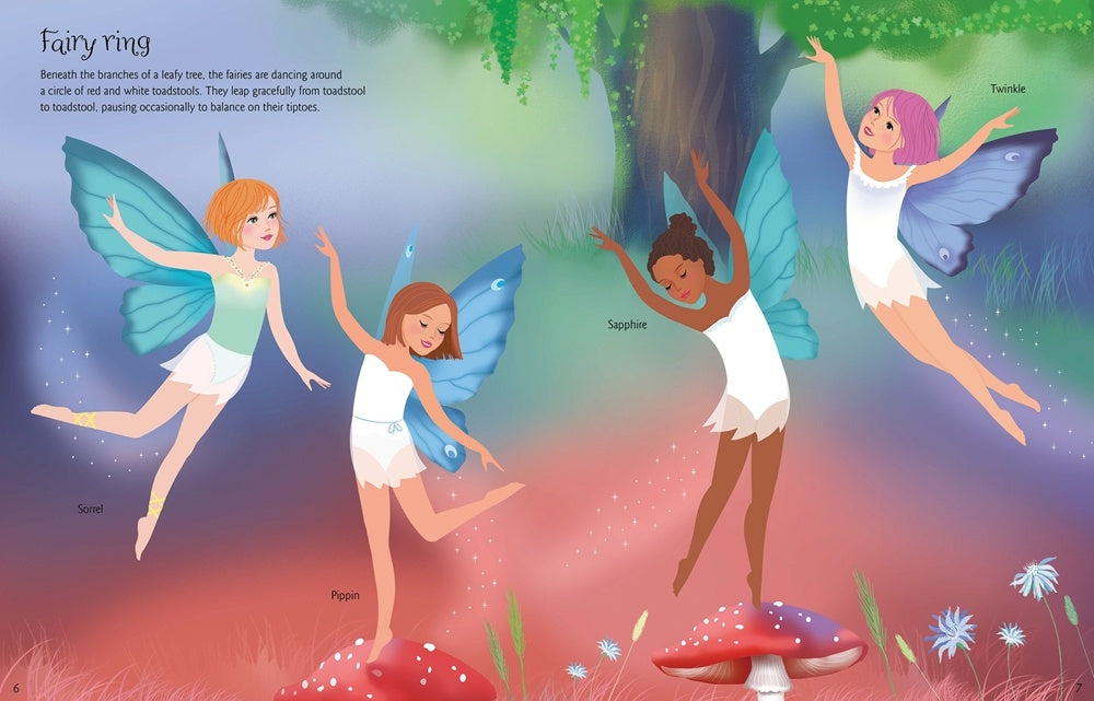 Usborne Sticker Dolly Dressing Dancing Fairies