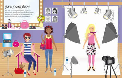Usborne Sticker Dolly Dressing Movie Stars
