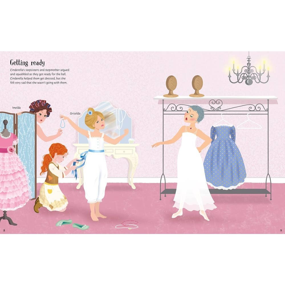 Usborne Sticker Dolly Dressing Cinderella