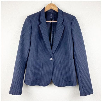 2NDDay Textured Navy Blazer Size 36