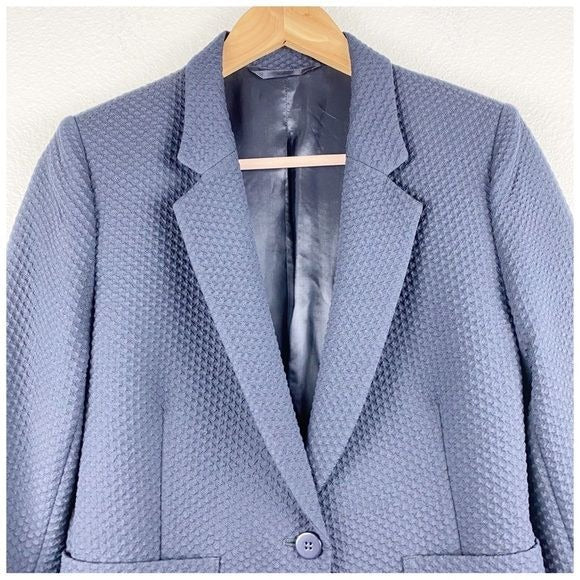 2NDDay Textured Navy Blazer Size 36