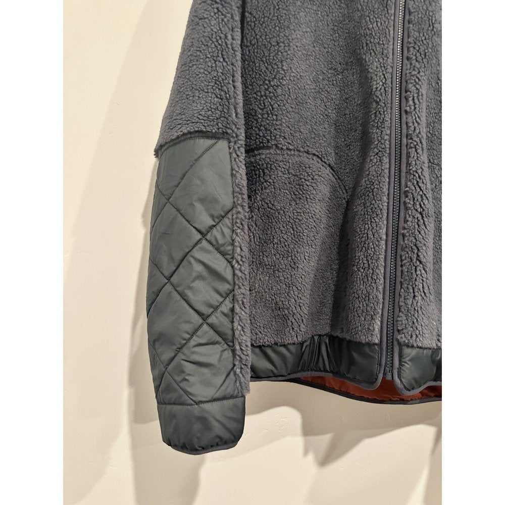 Patagonia Recycled Sherpa Hoody in Smolder Blue - Large