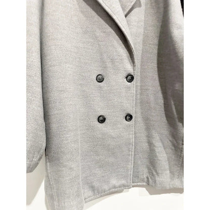 Free People Hannah Slouchy Oversized Blazer in Gray - Large