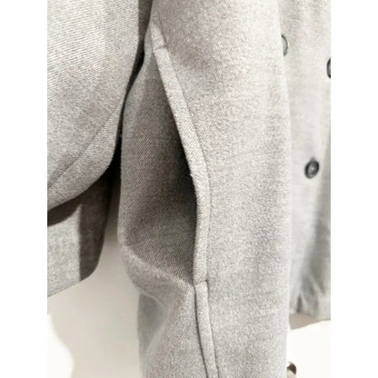 Free People Hannah Slouchy Oversized Blazer in Gray - Large