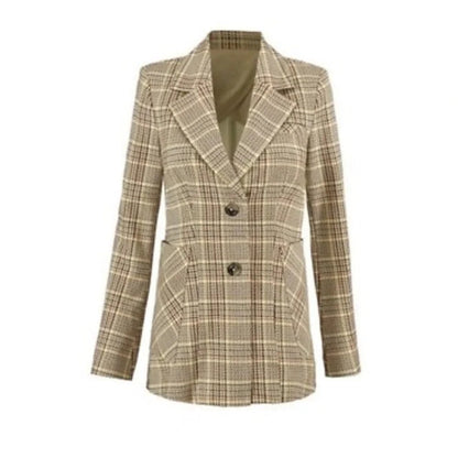 CAbi Pastime Plaid Blazer - 4
