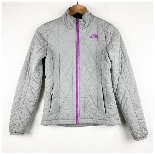 The North‎ Face Tamburello Gray Quilted Jacket - XS